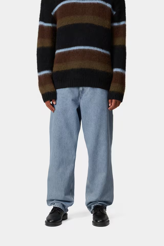 Dark Slate Gray ג׳ינס ארוך לגברים Single Knee – Relaxed Straight CARHARTT WIP