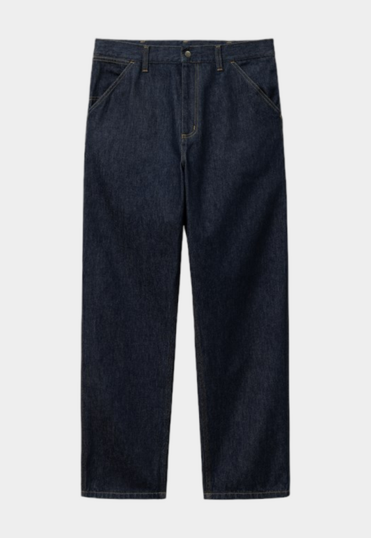 Black מכנסי ג'ינס ארוכים לגברים Single CARHARTT WIP