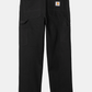 Black ג'ינס ארוך לגברים Single Knee CARHARTT WIP