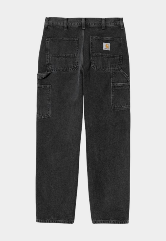 Dark Slate Gray מכנסי ג'ינס ארוכים לגברים Single CARHARTT WIP