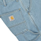 Dark Gray מכנסי ג'ינס קצרים לגברים Single Knee Smith CARHARTT WIP