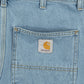 Light Slate Gray מכנסי ג'ינס קצרים לגברים Single Knee Smith CARHARTT WIP