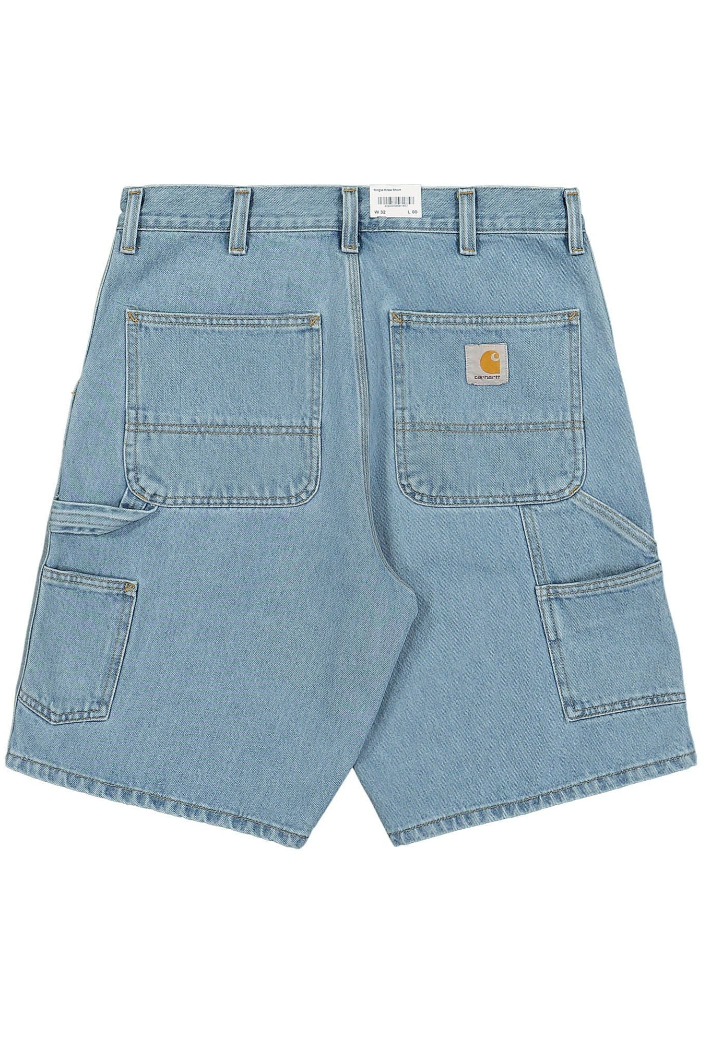 Light Slate Gray מכנסי ג'ינס קצרים לגברים Single Knee Smith CARHARTT WIP