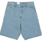 Light Slate Gray מכנסי ג'ינס קצרים לגברים Single Knee Smith CARHARTT WIP
