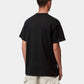 Black טי שירט קצרה לגברים Pocket Heart CARHARTT WIP