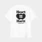 White Smoke טי שירט קצרה לגברים Heart CARHARTT WIP