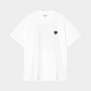 White Smoke טי שירט קצרה לגברים Heart CARHARTT WIP