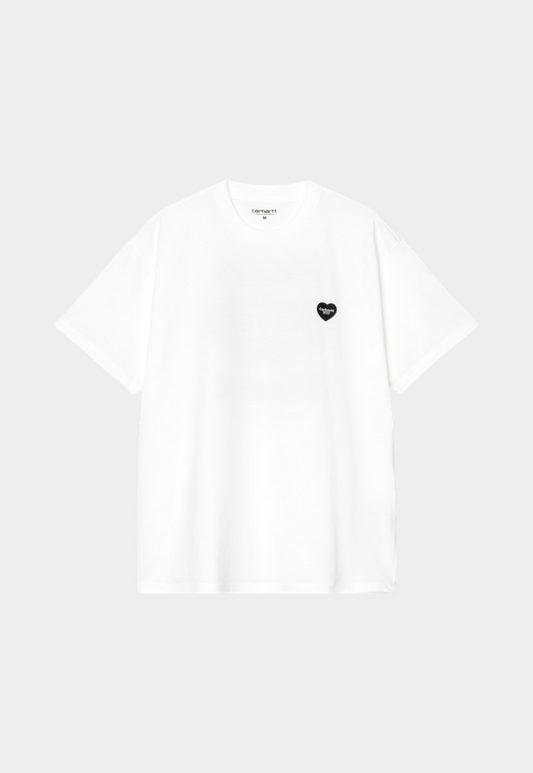 White Smoke טי שירט קצרה לגברים Heart CARHARTT WIP