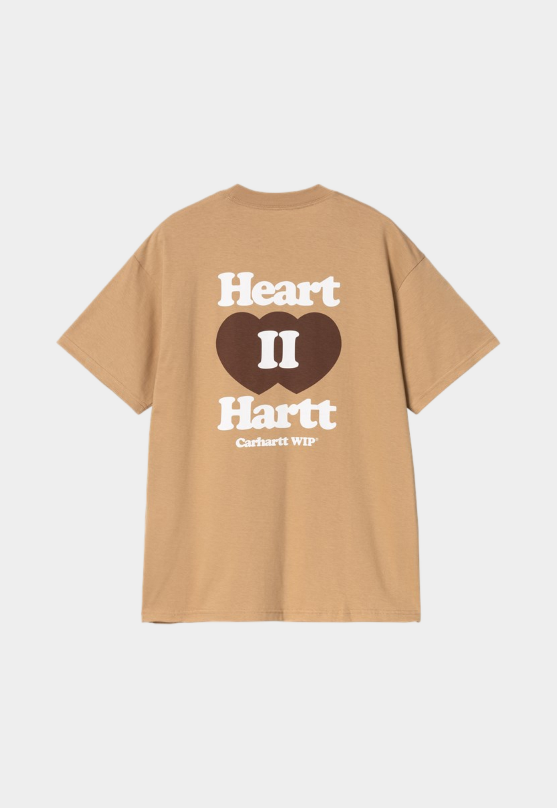 White Smoke טי שירט קצרה לגברים Heart CARHARTT WIP