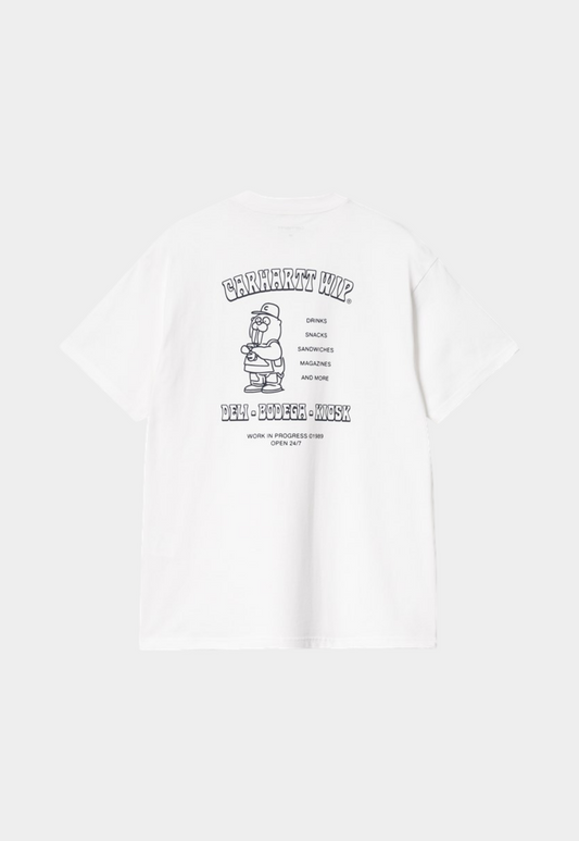 White Smoke טי שירט קצרה לגברים Sandwich CARHARTT WIP