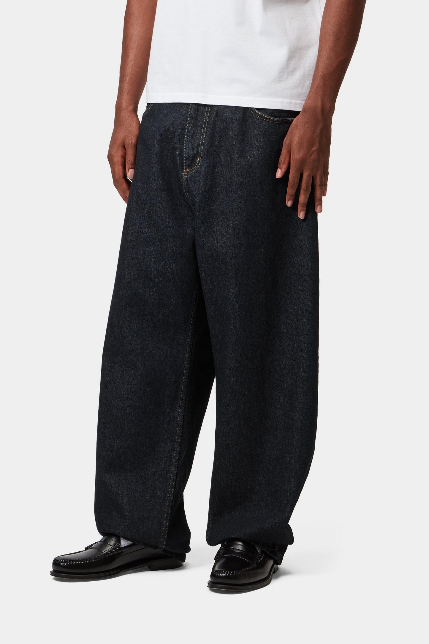 Black ג'ינס ארוך לגברים Brandon Pant - Loose Fit CARHARTT WIP
