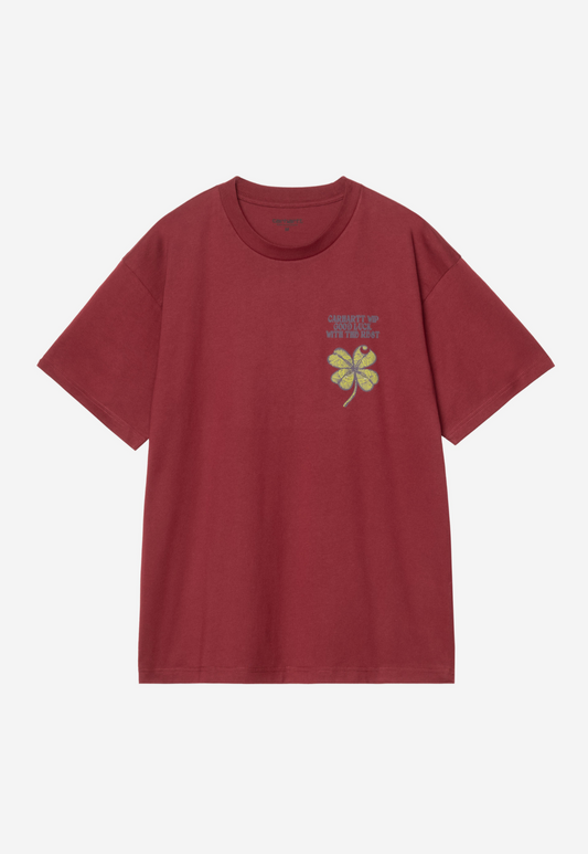 Brown טי שירט לגברים S/S Clover T-Shirt CARHARTT WIP