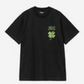 Black טי שירט לגברים S/S Clover T-Shirt CARHARTT WIP