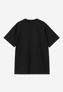 Black טי שירט לגברים S/S Clover T-Shirt CARHARTT WIP