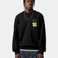 Black סווטשירט לגברים Clover Sweatshirt CARHARTT WIP