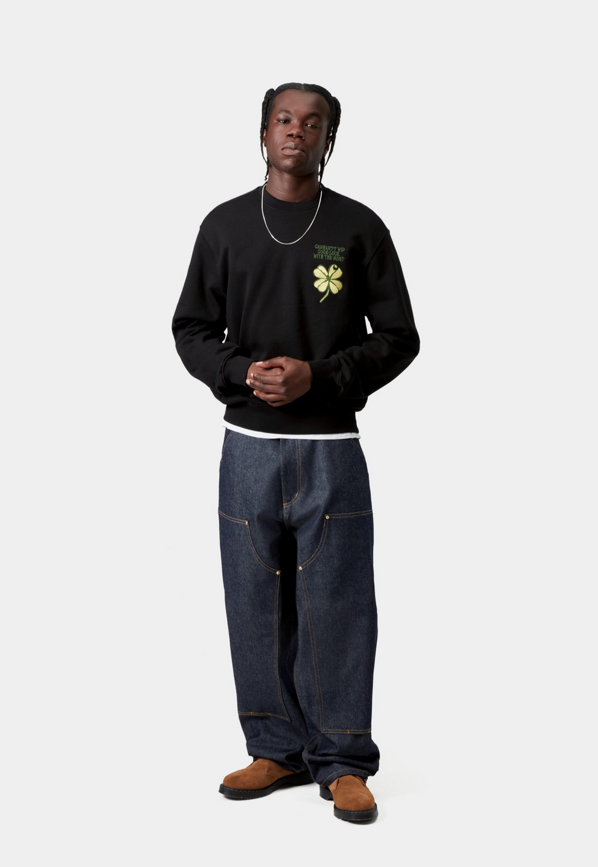 Lavender סווטשירט לגברים Clover Sweatshirt CARHARTT WIP