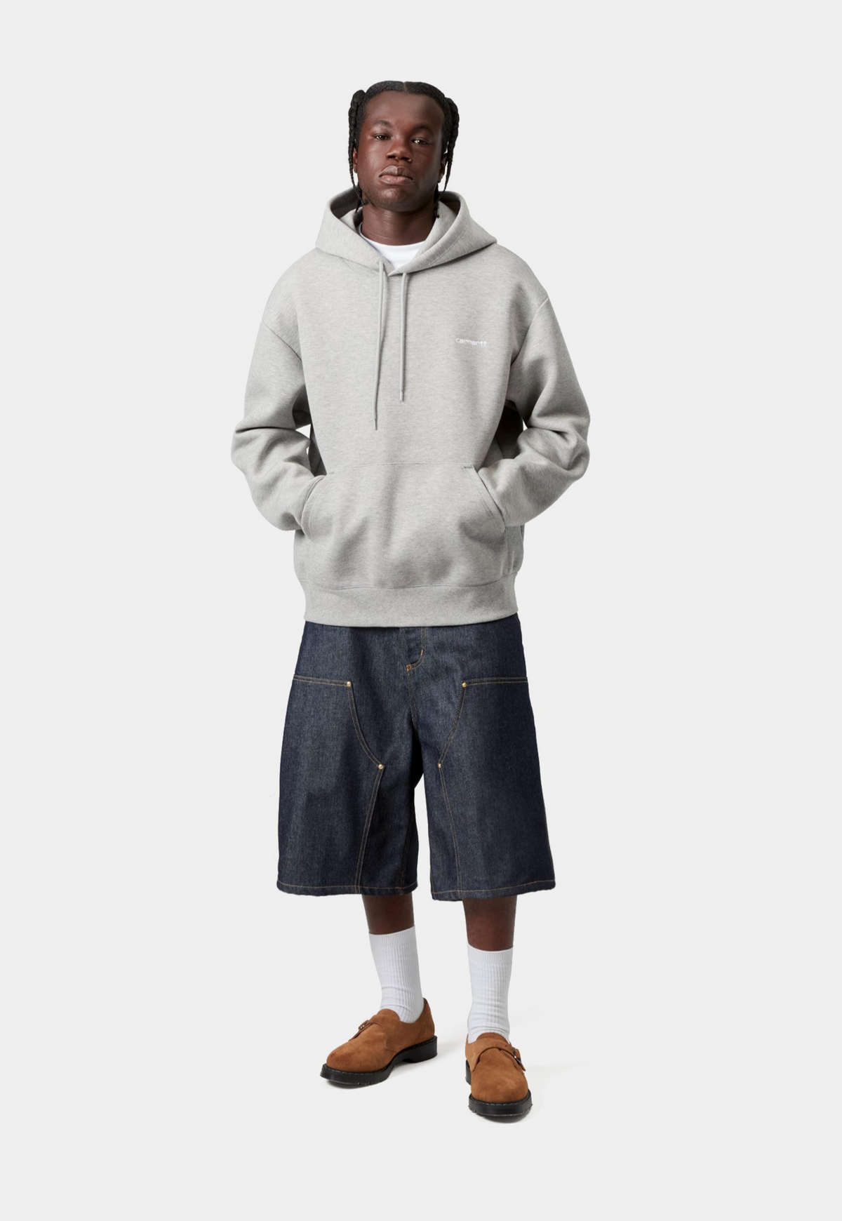 Lavender קפוצ׳ון לגברים Hooded Alda Sweatshirt CARHARTT WIP