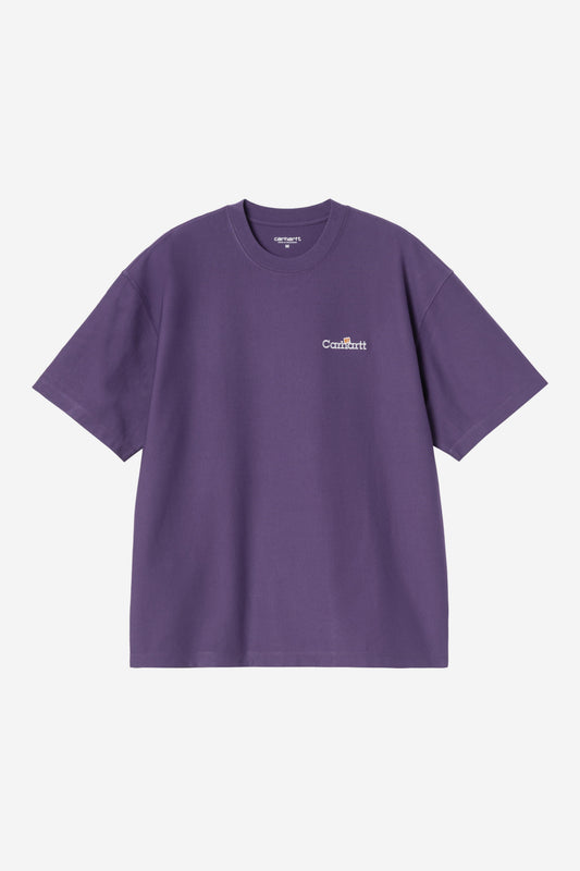 Dim Gray טי שירט קצרה לגברים Label CARHARTT WIP