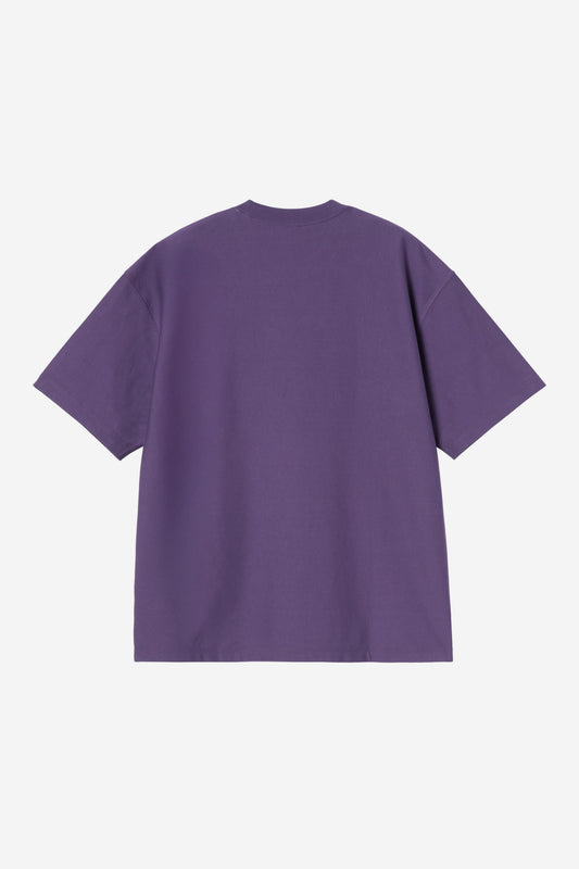 White Smoke טי שירט קצרה לגברים Label CARHARTT WIP