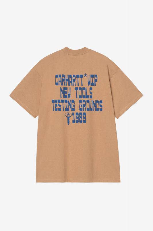 Rosy Brown חולצת טי-שירט לגברים S/S Blocks CARHARTT WIP