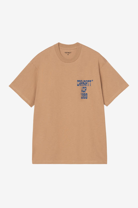 Rosy Brown חולצת טי-שירט לגברים S/S Blocks CARHARTT WIP
