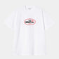 White Smoke טי שירט קצרה לגברים S/S Harlekin BBQ CARHARTT WIP