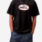White Smoke טי שירט קצרה לגברים S/S Harlekin BBQ CARHARTT WIP