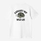 White Smoke טי שירט קצרה לגברים Wild Life CARHARTT WIP