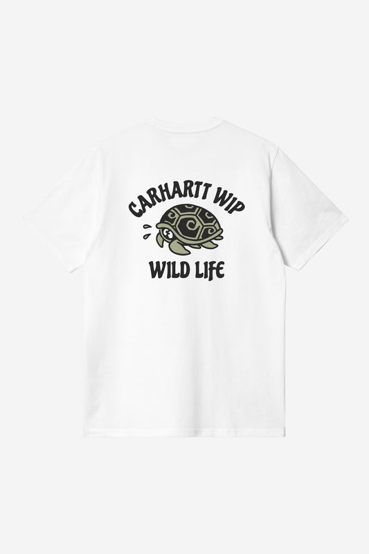 White Smoke טי שירט קצרה לגברים Wild Life CARHARTT WIP
