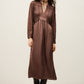 Dark Olive Green שמלת מידי לנשים Celia BA&SH