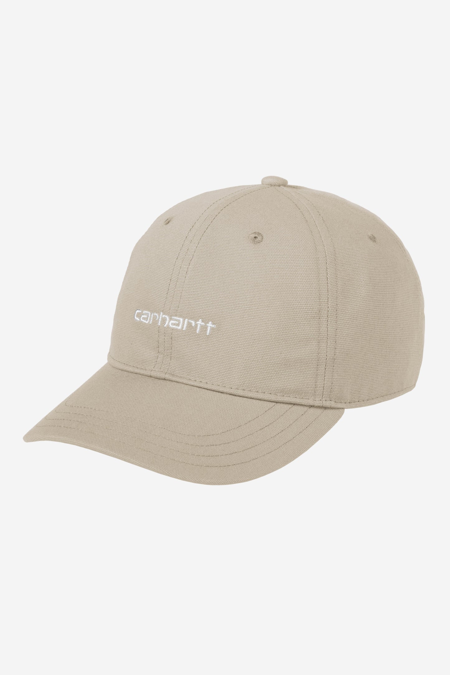 White Smoke כובע מצחיה לגברים / נשים Canvas Script CARHARTT WIP