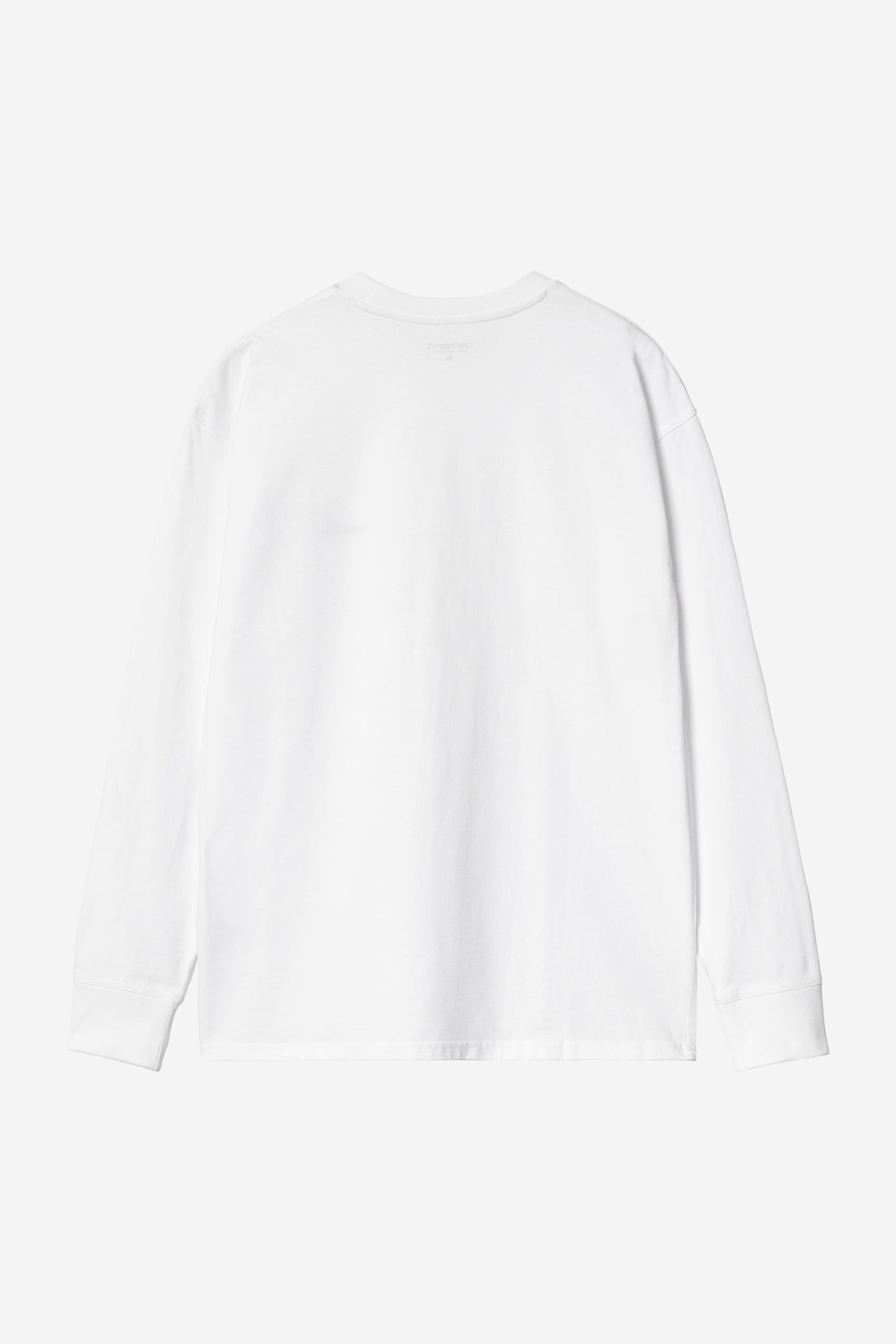 White Smoke טי שירט ארוכה לגברים American Script CARHARTT WIP