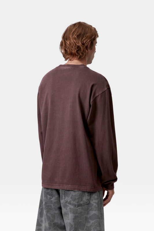 White Smoke טי שירט ארוכה לגברים Vista CARHARTT WIP