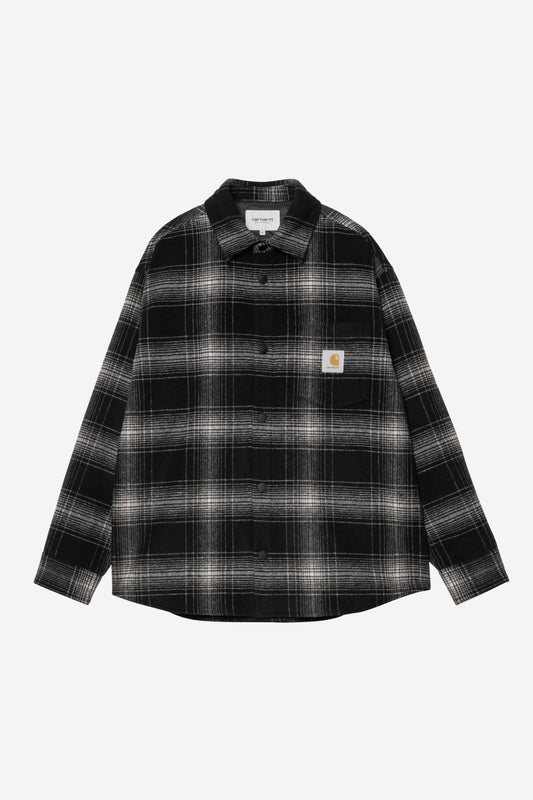 White Smoke ג'קט לגברים Brennan CARHARTT WIP