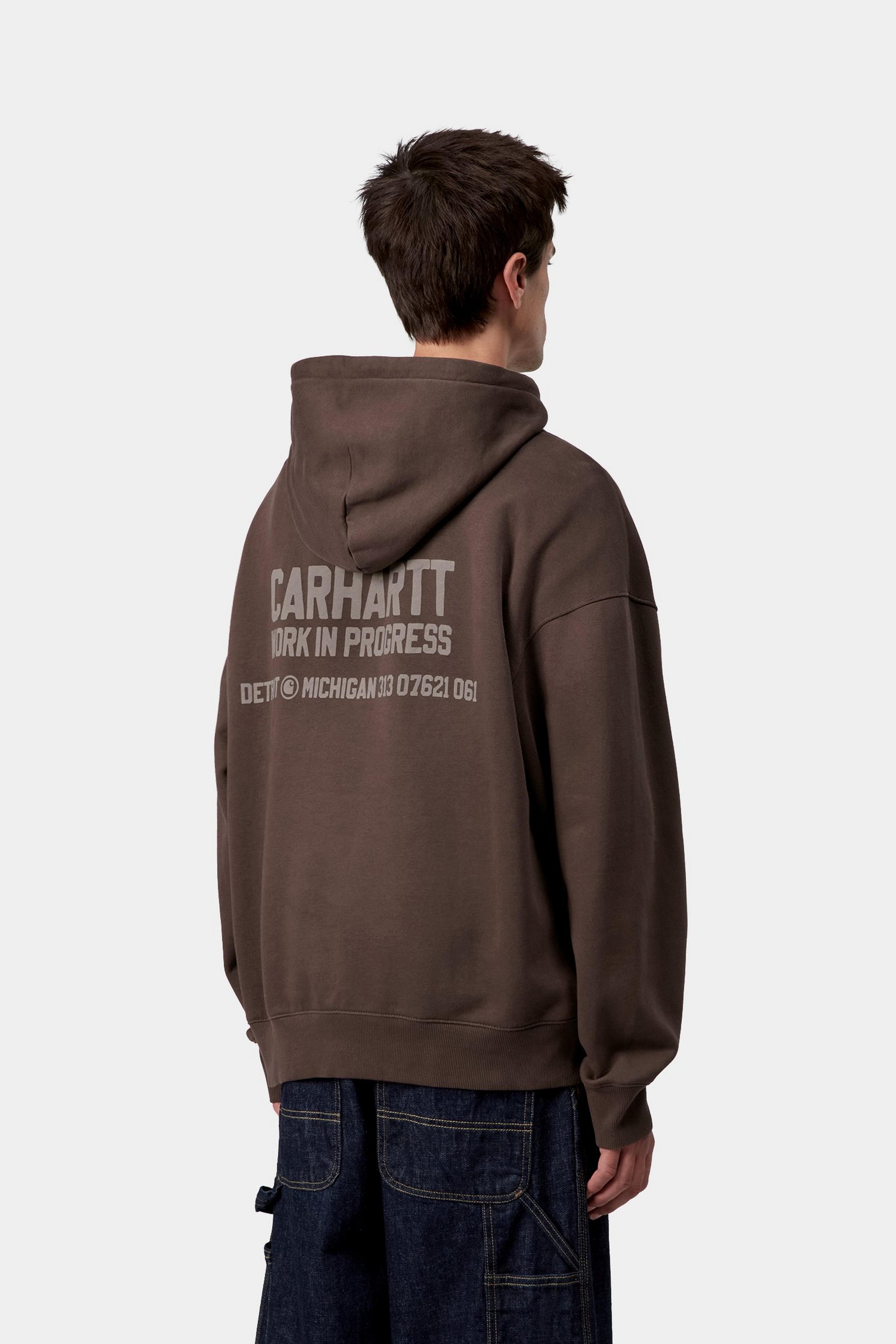 Lavender קפוצ'ון לגברים Distance CARHARTT WIP