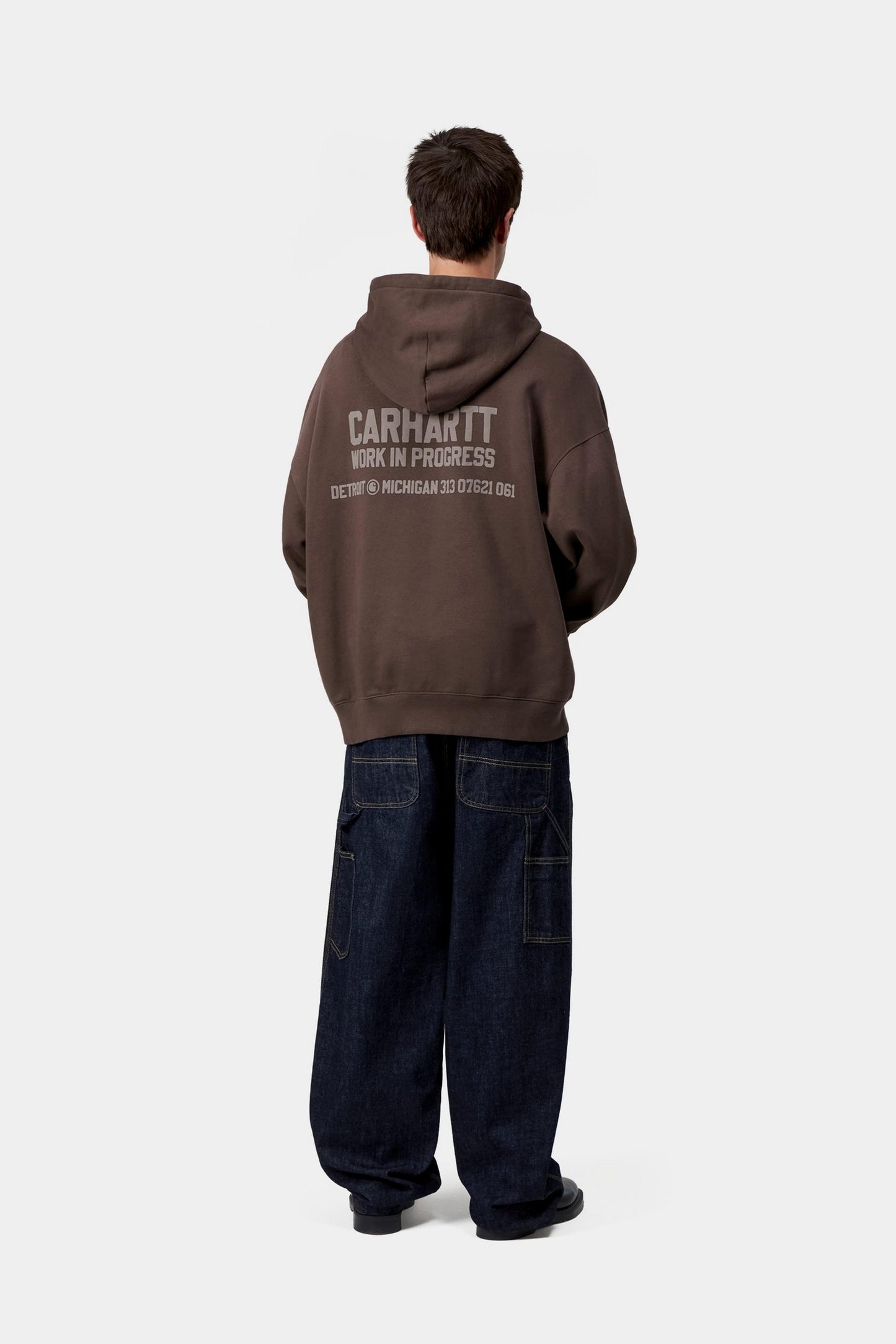 Dark Slate Gray קפוצ'ון לגברים Distance CARHARTT WIP