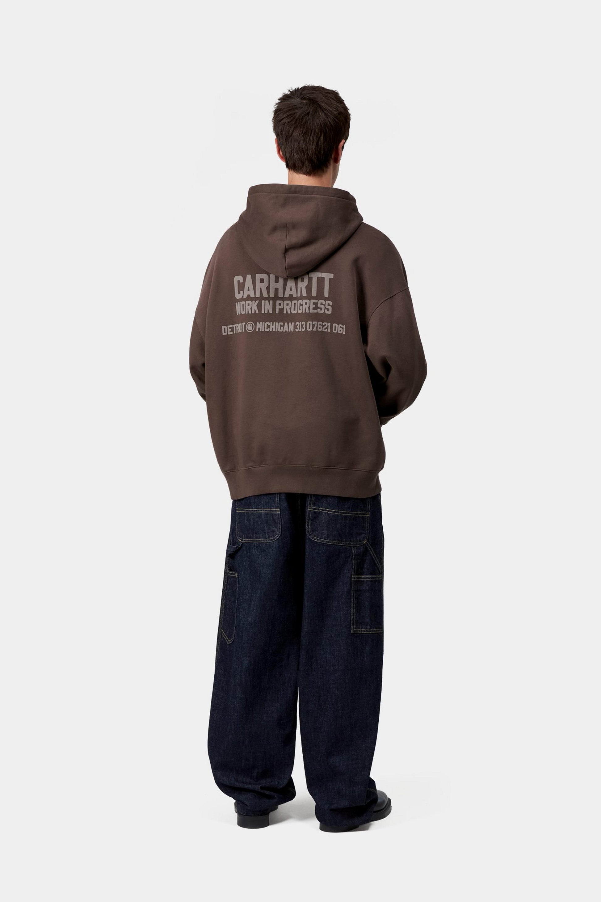 Dark Slate Gray קפוצ'ון לגברים Distance CARHARTT WIP