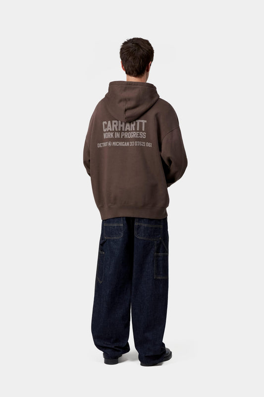 Dark Slate Gray קפוצ'ון לגברים Distance CARHARTT WIP