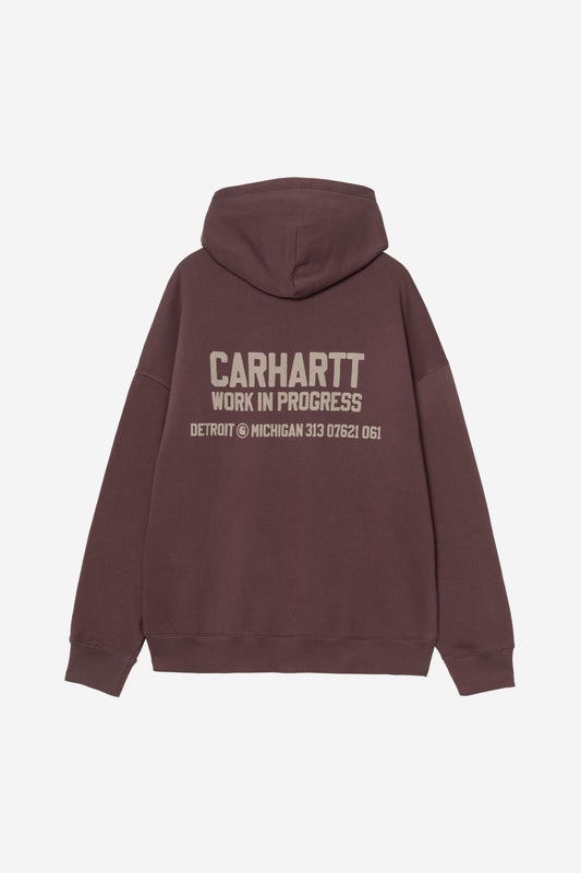 White Smoke קפוצ'ון לגברים Distance CARHARTT WIP