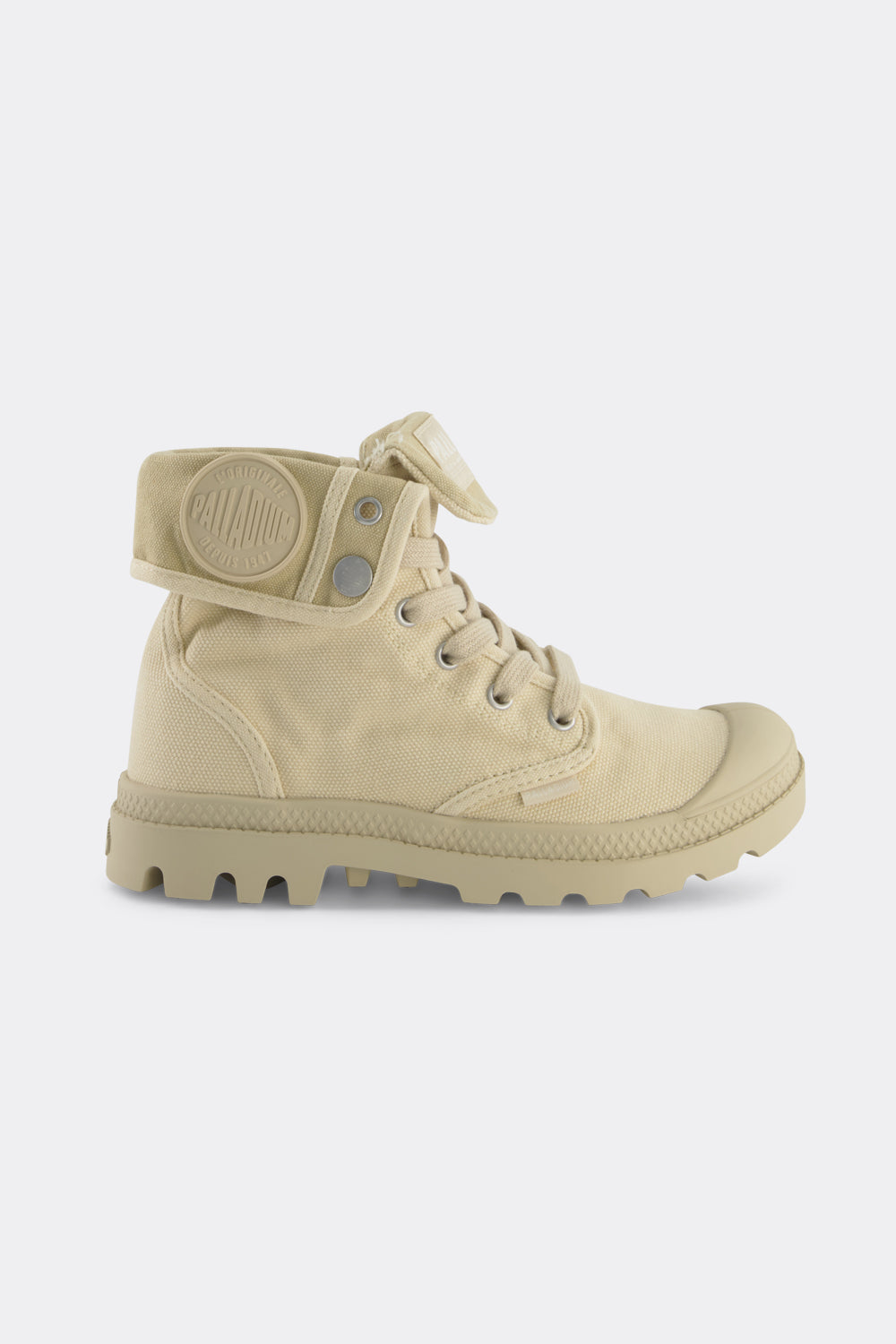 Lavender נעלי קנבס גבוהות עם קיפול לנשים PALLADIUM