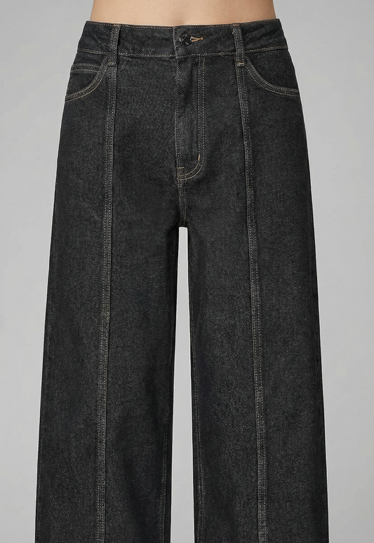 Dark Slate Gray ג'ינס ארוך לנשים Sandermd - Straight Fit MODSTROM