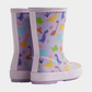 Lavender מגפי גשם מאט עם דינוזוארים לילדים HUNTER