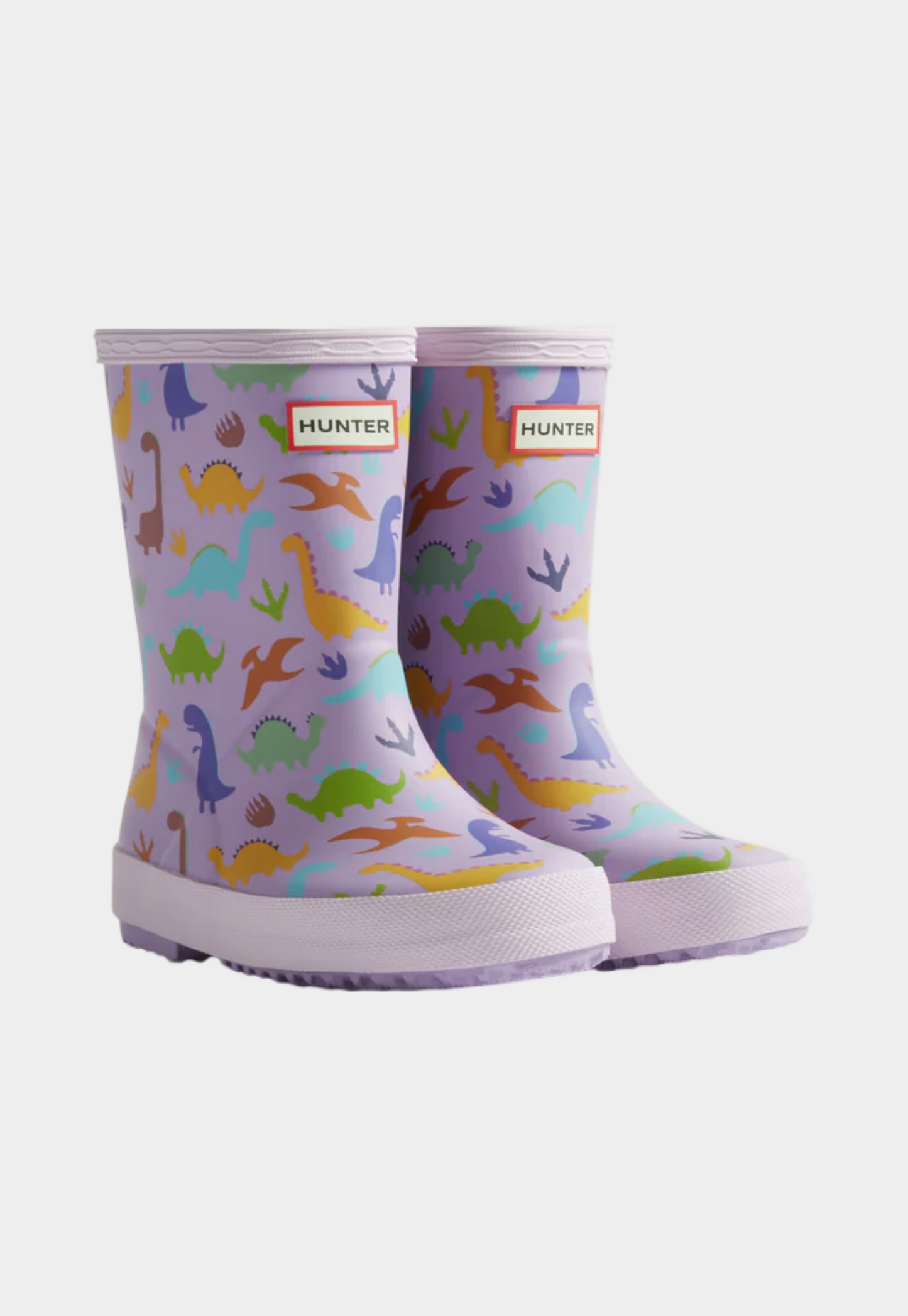 Lavender מגפי גשם מאט עם דינוזוארים לילדים HUNTER