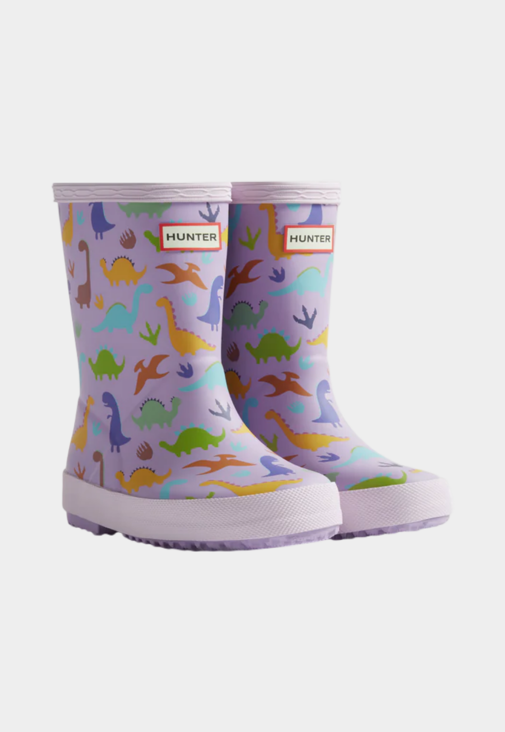 Lavender מגפי גשם מאט עם דינוזוארים לילדים HUNTER