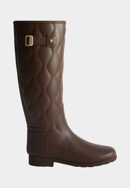 Lavender מגפיים לנשים  Refined Tall Onion Quilt HUNTER