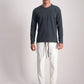 Light Gray חולצה ארוכה לגברים Cotton Tds THIRTY DEGREES