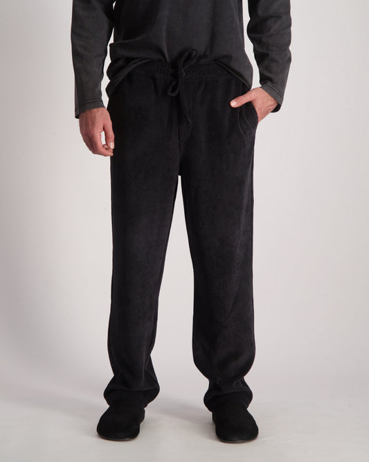 Light Gray מכנסיים ארוכים לגברים Jonhnny Corduroy 05 THIRTY DEGREES
