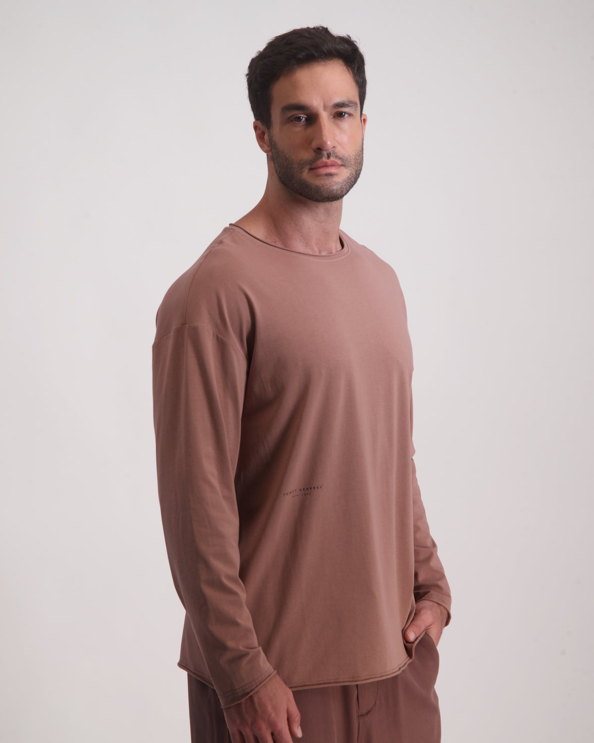 חולצה ארוכה לגברים Cotton Tds