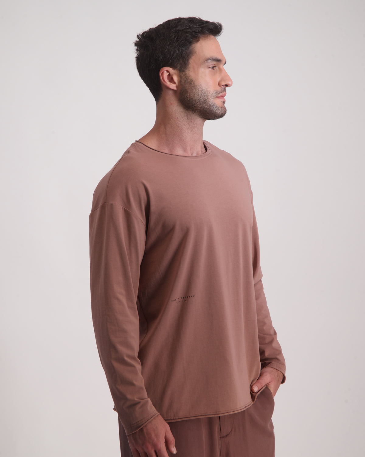 חולצה ארוכה לגברים Cotton Tds