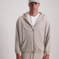 Light Gray קפוצ'ון לגברים Classic Zipper - Sc THIRTY DEGREES